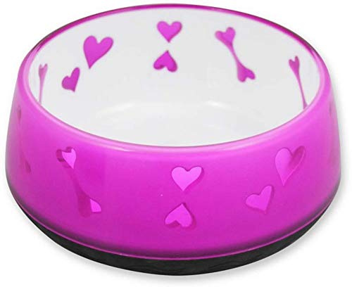 ALL FOR PAWS AFP Drink and Food Bowl, 900 ml, Pink