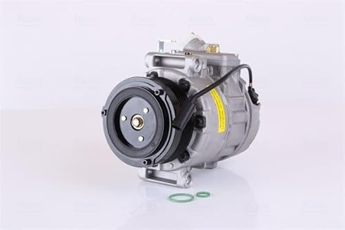 NISSENS A/C Kompressor für Klimaanlage Klimakompressor mit ID: 5SL12C Kältemittel: R134a PAG 46 mit 100mm Riemenscheibe Rillen: 6 für OPEL Corsa D Schrägheck (S07) 89212