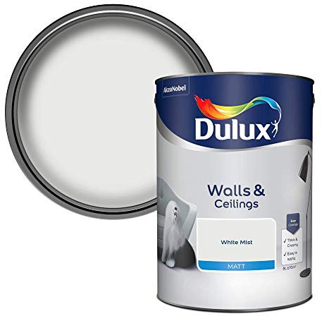 Dulux Du Matt, White Mist, 5 l (Pack of 1)