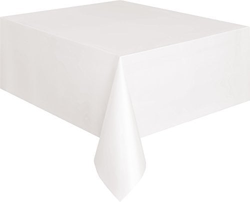 Unique Industries 50354 Weiß Tischdecke aus Kunststoff