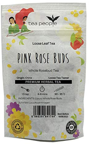 Tea People Pink Rose Buds - Loose tea taster pack