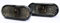 Seitenblinker Schwarz Oval Links+Rechts Set Eintragungsfrei Passend für Seat Ibiza (ab 93-) für Cordoba (93-08) für Alhambra (96-05) für Toledo (91-99) für Leon (91-99) für Altea (ab 04-)