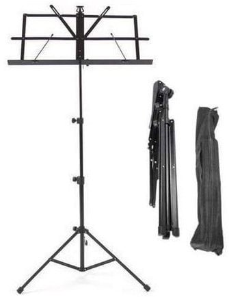 Kabalo Metal Adjustable Sheet Music Stand Holder Folding and Foldable WITH FREE CARRY CASE BAG INCLUDED