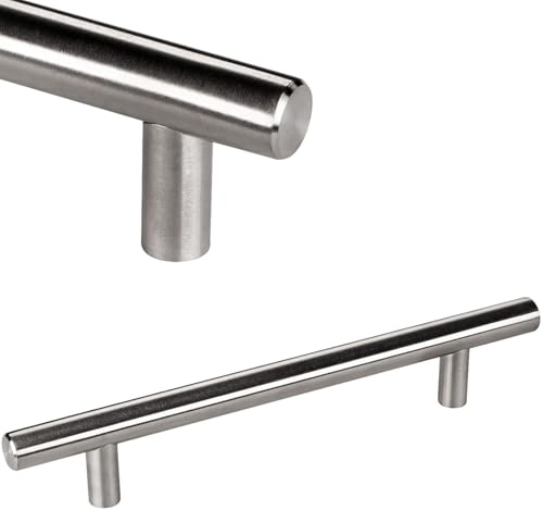 SOTECH Möbelgriff G10 BA 128 mm Ø 10 mm echt Edelstahlrohr | Stangengriff Schubladengriff