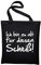 STYLETEX23 Ich bin zu alt für diesen Scheiß Jutebeutel Baumwolltasche, schwarz