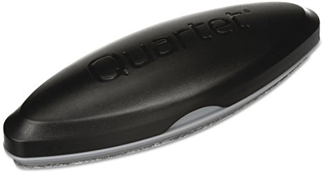 Quartet Eraser, Premium, 3-In-1, Whiteboard/Chalkboard, Magnetic, 6-1/2x1-3/8, Black (BFEB3)