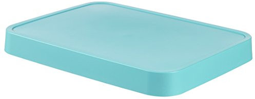 Curver Infinity Deckel für 4.5L Aufbewahrungsbox, Plastik, Molokai Blue, 26.6 x 18.6 x 3.3 cm