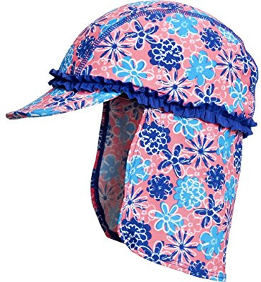 Playshoes Mädchen Mütze Bademütze Veilchen mit UV-Schutz