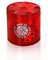BestSaller 3011 SUPER SIX 'Travel' aus ABS, 5xØ5cm, auch für die Reise, 36 Spielstäbchen & 2 Würfel, rot (1 Stück)