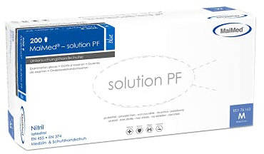 MAIMED solution PF Handsch. puderfrei XL blü 200 St