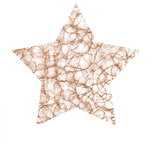 Sizoweb Formen - Platzsets - Tischsets - Dekounterlagen - 12 Stück - 64 (Sizoweb Stern, Kupfer)