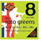 Rotosound Corde per Chitarra Elettrica Roto Nickel plated GREENS R8 Extra-Light 8-38
