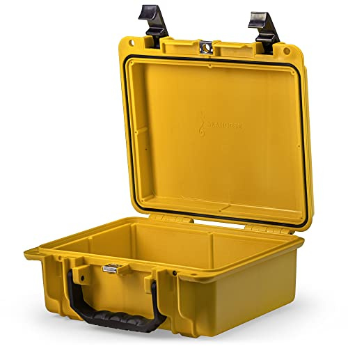 Seahorse 300 robuste Schutz-Trockenbox-Koffer – TSA-genehmigt/Mil-Spezifikation/IP67 wasserdicht/luftdicht/USA hergestellt für Erste-Hilfe-Kits, Notfallbox, Kamera