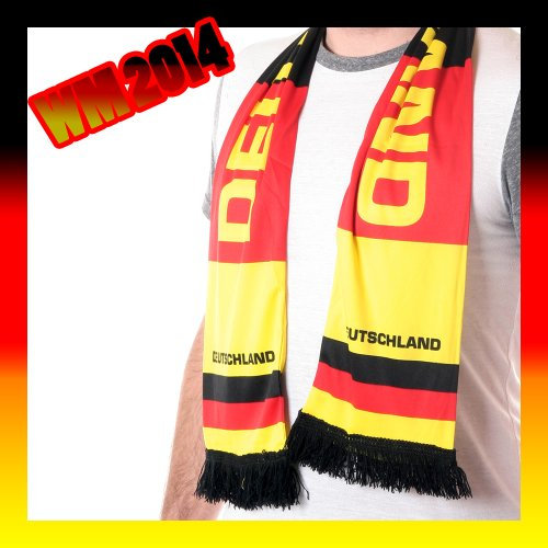 Fan - Schal Fanschal Fan Deutschland FAN - Artikel ca. 140 cm, Fein-Jersey