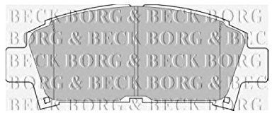 Borg & Beck BBP1440 Brake Pads To Fit Toyota Avensis 10/99-07/01