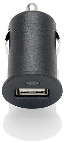Slabo KFZ Mini Ladeadapter USB - 1A - für Dragon Touch X10 / Tolino Vision 1/2 / 3/4 HD Ladegerät Auto Adapter Pkw LKW - SCHWARZ | Black