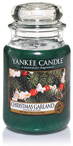 Yankee Candle Scented Candle | Christmas Garland Large Jar Candle | Long Burning Candles: up to 150 Hours
