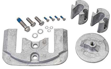 Quicksilver 888761Q03 Aluminium-Anoden-Kit – MerCruiser Bravo II und III Antriebe Boot-Motor-Ersatzteile, spezifiziert, Unspecified