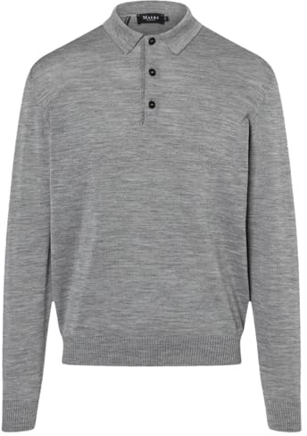 Pullover Polokragen Knopf 1/1 Arm