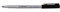 Q-Connect KF04081 Faserschreiber, non-permanent, circa 0,5 mm (F), schwarz