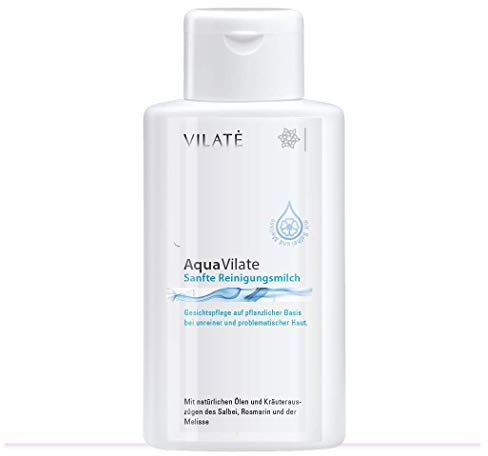 Aqua Vilate Sanfte Reinigung 250 ml speziell auch für Akne und unreine Haut. Mit Rosmarinextrakt, Melissenextrakt, Salbeiextrakt u.v.m.