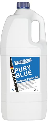 YACHTICON Pury Blue – hocheffektive Sanitärflüssigkeit für Camping-WC & Fäkalientank, verhindert Gerüche, zersetzt Fäkalien & Toilettenpapier, für Kassettentoilette & Holding Tank