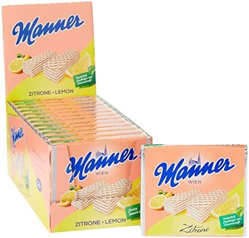 Manner Lemon Wafers75 g (Pack of 12)