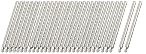 sourcingmap 30 x 18# 2.3 mm Dia forme boule Pointe diamant monté point embouts