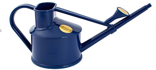 Haws Gießkanne für Zimmerpflanzen, Feindüse für Rosen, Kunststoff, 0,7 l, blau