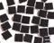 200g Glas Mosaiksteine schwarz 1x1cm ca. 300 Stück