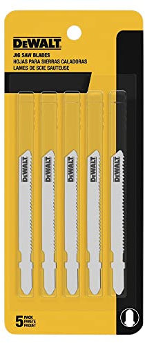 Dewalt Accessories DW3776-5 T-Shank Thin Metal Jigsaw Blade, 5-Pk, 3-in, 24-TPI - Quantity 5