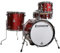 Ludwig Breakbeats LC179X025 Muschel-Set mit Riser-Wine Sparkle, 4 Stück