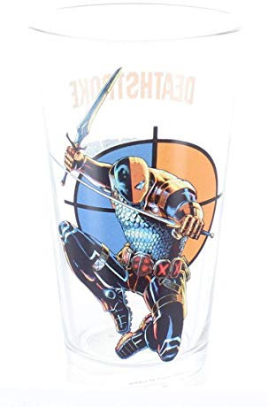 dc comics Deathstroke 'Toon Tumbler® 16 oz. Pint Glass