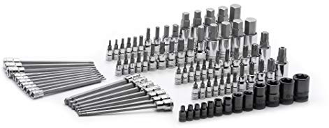 Gearwrench 84-teiliges Master SAE/metrischer Sechskant- und Torx-Bit-Steckschlüsselsatz 80742