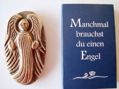 Schutzengel - Handschmeichler Segnender Engel, Bronze, 5cm