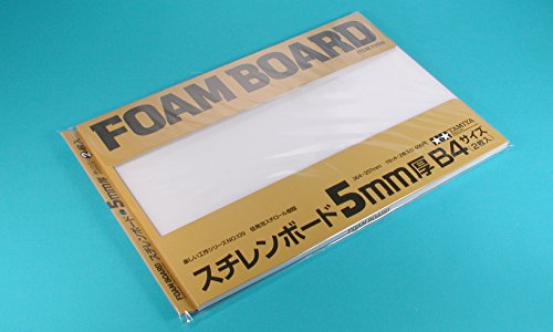 TAMIYA 70139 Foam Board 5 mm Pack of 2 257 x 364 mm