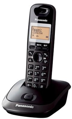 Panasonic KX-TG2511 Telefono Cordless Domestico, Nero