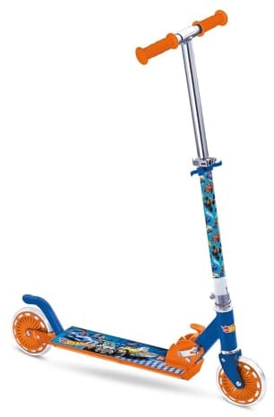 Mondo Toys - Aluminiumroller für Jungen / Mädchen HOT WHEELS - verstellbarer Lenker - 2 Räder - 18456