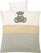 Alvi Bettwäsche 80x80 cm Strick Teddy grau 551-9