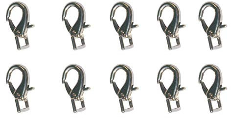 AMKA Karabiner Haken Öse 25 mm Snap 10er Set