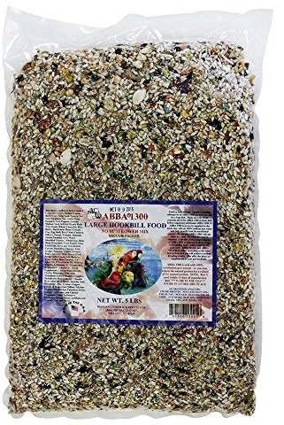 ABBA 1300 Large Hookbill Bird Food 5lbs