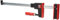 BESSEY KRJR-18 K Body REVO JR, 18 in. Parallel Clamp - 900 lbs Nominal Clamping Force. Spreader, and Woodworking Accessories - Clamps and Tools for Woodworking, Cabinetry, Case Work