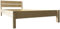 LIEGEWERK Massivholzbett 2K Bett Holzbett mit hohem Kopfteil Holz 140x200 cm Bettrahmen (140cm x 200cm)