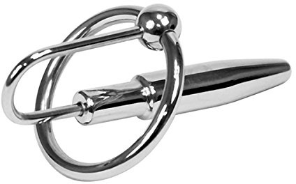 Rimba Wedge Plug with Glans Ring Silber