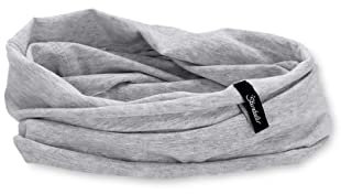 Sterntaler OCS Multifunktionstuch melange - softer Unisex Baby und Kinder Schlauchschal aus Singlejersey - variabel tragbar als Mütze, Stirnband, Schalmütze, Halstuch oder Bandana - silber, Größe 1