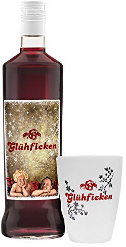 Glühficken 0,75l - mit Tasse