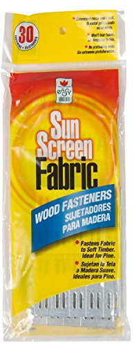 Easy Gardener 70030 Verschlüsse aus verzinktem Holz, Sonnenschutz, Zubehör, Braun