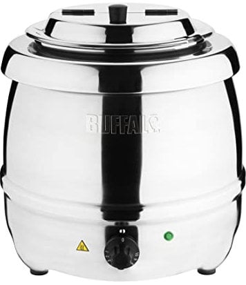 Buffalo Bouilloireà soupe en acier inoxydable 10 l 360 x 345 mm