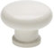 SIRO Möbelknopf Münster, Schlicht, Kugel, Kunststoff weiß, 40 mm x 30 mm x 40 mm, 0385-40K10
