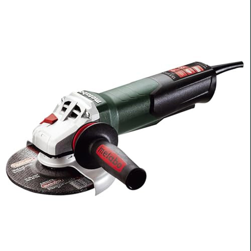 Metabo WEP15-150 Quick 13.5 Amp 9,600 RPM Angle Grinder with Electronics and Non-Locking Paddle Switch, 6